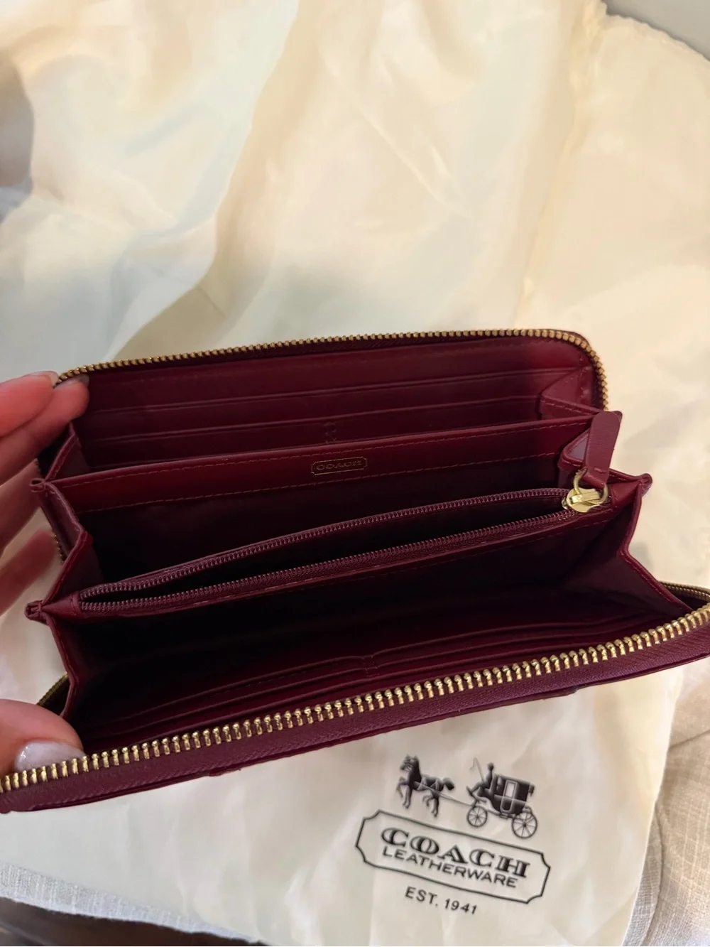 Coach Madison Maggie - Leather Bag and Wallet